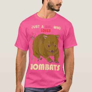 Aussie Dierenvriend Australië Schattige Wombat T-shirt
