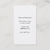 Aussie Dog Breeder Australian Shepherds Visitekaartje (Achterkant)