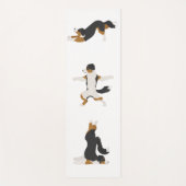 Aussie driekleur. Australian Shepherd hond yoga Yogamat (Voorkant)