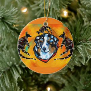 AUSSIË HERDER KERAMISCH ORNAMENT