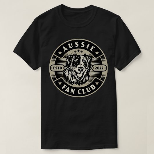 Aussie Hond 1 T-shirt (Design voorkant)