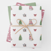 Aussie Hond Vakantie Wrapping Papier Bladen Inpakpapier Vel (In situ)