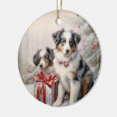 Aussie Kerst Keramisch Ornament (Links)