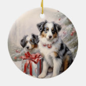 Aussie Kerst Keramisch Ornament (Achterkant)