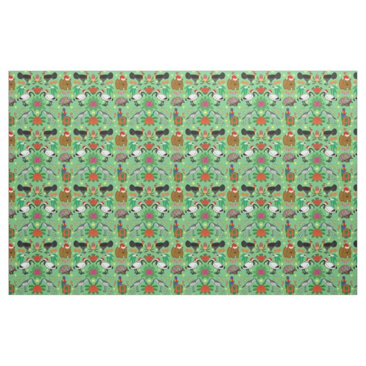 Aussie kerstverbinding stof (Fat Quarter)