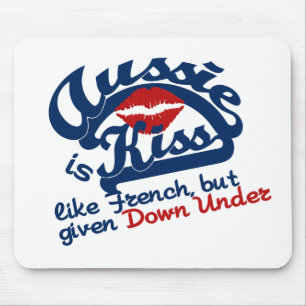 Aussie Kiss mousepad Muismat