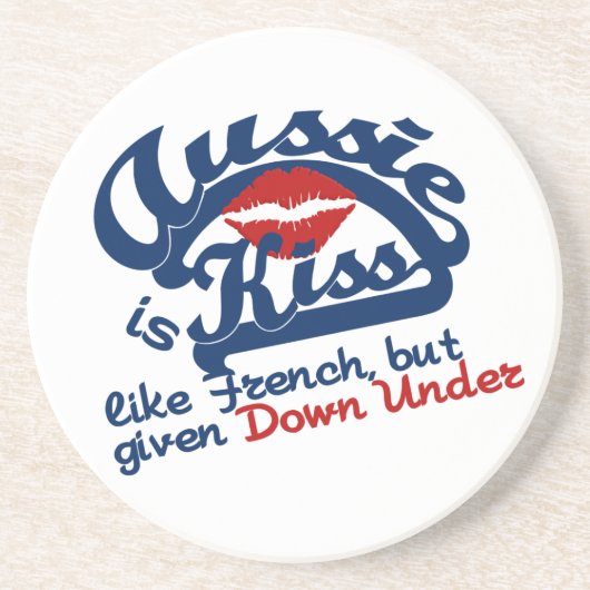 Aussie Kiss onderzetter (Voorkant)