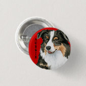 Aussie-kleurenblok Ronde Button 3,2 Cm (Voorkant /achterkant)