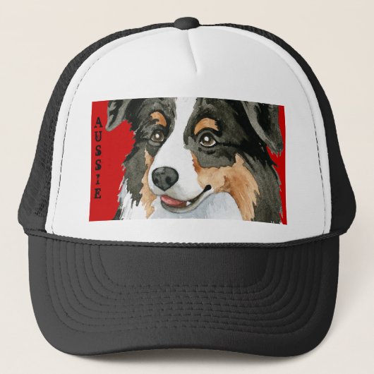 Aussie-kleurenblok Trucker Pet (Voorkant)