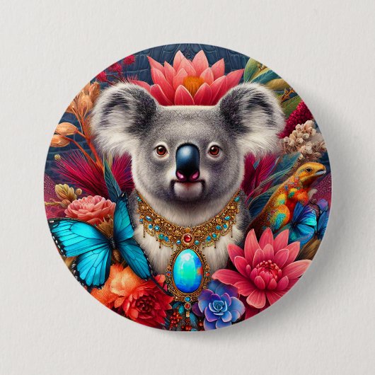 Aussie Koala Beer Mode Button Pin Broche (Voorkant)