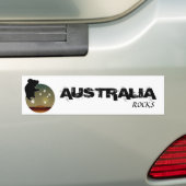 Aussie Koala Icon Bumpersticker (Op auto)