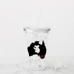 Aussie Love Koala Black Acryl Drinkbeker