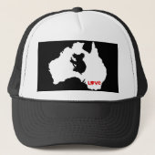 Aussie Love Koala White Trucker Pet (Voorkant)