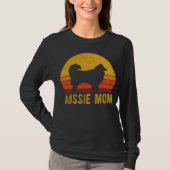Aussie Mam Australian Shepherd Dog Mam  T-shirt (Voorkant)