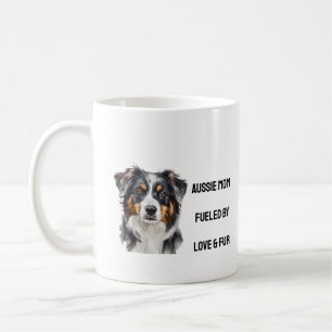 Aussie Mom Love & Fur mignon Shepherd Mug australi