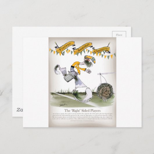 aussie rechts briefkaart (Voorkant / Achterkant)