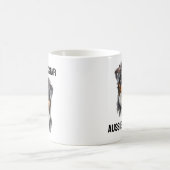 Aussie Rockstar Mug - Cool Australian Shepherd Cad (Centre)