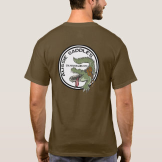 Aussie Saddles Logo Croc T-shirt
