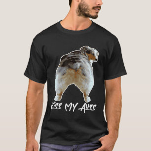 Aussie Shepherd Love Dog Australian Shepard Kiss M T-shirt