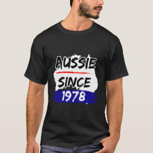 Aussie Sinds 1978 Australië Kaart T-shirt