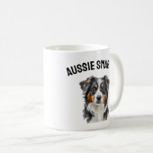 Aussie Smartie Mug - Intelligent Australian Shephe (Devant droit)