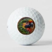 Aussie Spirit: een Loriket neergestreken in gebeel Golfballen (Voorkant)