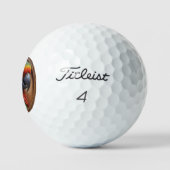 Aussie Spirit: een Loriket neergestreken in gebeel Golfballen (Logo)