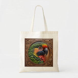 Aussie Spirit: een Loriket neergestreken in gebeel Tote Bag