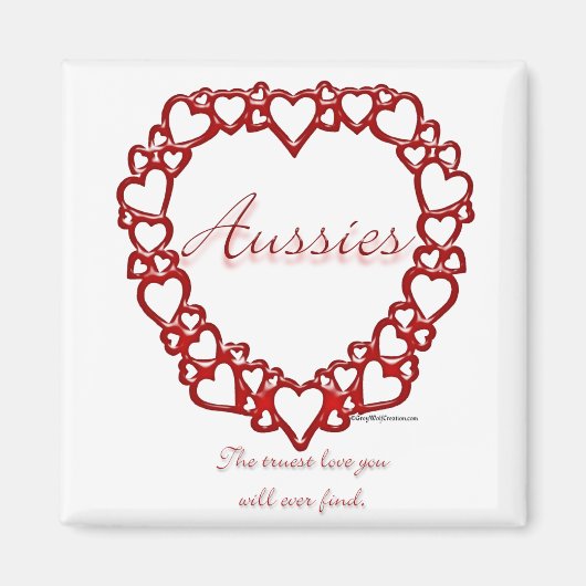 Aussie True Love Magneet (Voorkant)