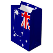 Aussie vlag medium cadeauzakje (Voorkant Gekanteld)