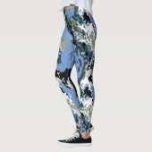 Aussie Wild Mauve Pattern Leggings (Gauche)