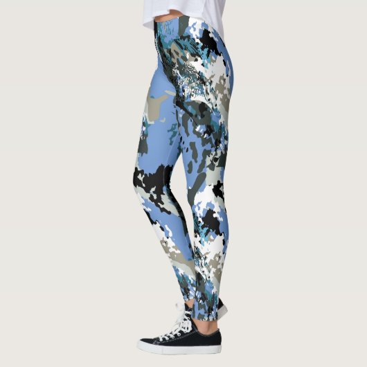 Aussie Wild Mauve Pattern-Leggings Leggings (Links)