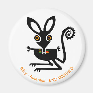 Aussie wildlife - BILBY - Marsupial - Natuur Magneet