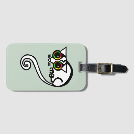 Aussie wildlife - Schattigee POSSUM - buideldieren Bagagelabel (Voorkant (horizontaal))