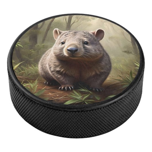 Aussie Wombat in de Aussie Bushland, Hockey Puck (3/4)