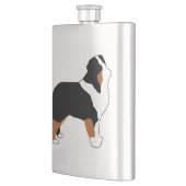 Aussie zwart tri silo flacon (Links)