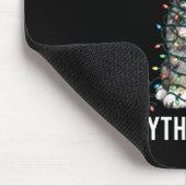 Aussiedoodle Christmas I'm Fine Everything Is Fine Muismat (Hoek)