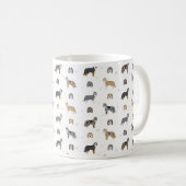 Aussiedoodle dog mix Coffee Mug (Devant droit)
