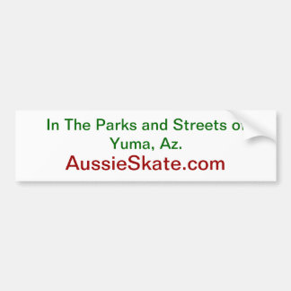 AussieSkate-bumpersticker Bumpersticker