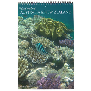 AUST/NZ Natuurwonderen 2025 (met locaties) Kalender