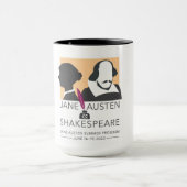 Austen and Shakespeare Mug (Centre)