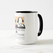 Austen and Shakespeare Mug (Devant droit)