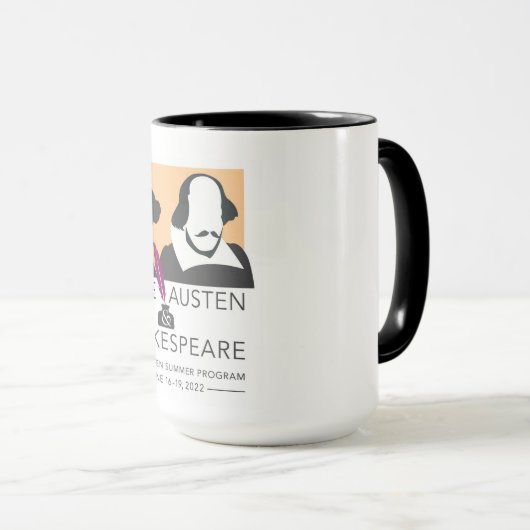Austen and Shakespeare Mug (Devant droit)