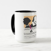 Austen and Shakespeare Mug (Devant gauche)