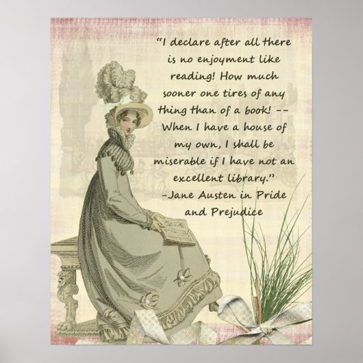 Austen Book Lovers Poster (Voorkant)