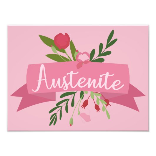 Austeniet II Foto Afdruk (Voorkant)