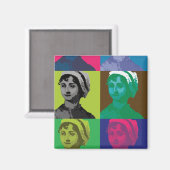 AustenPop — Jane Austen stijl Magneet (Voorkant / Achterkant)
