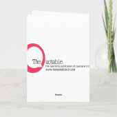 AustenValentine Feestdagen Kaart (Achterkant)