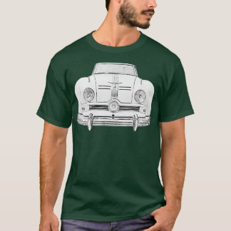 Austin A90 Atlc 1950s klassiek monochroom T-shirt