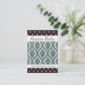 Austin Baby Card Visitekaartje (Staand voorkant)